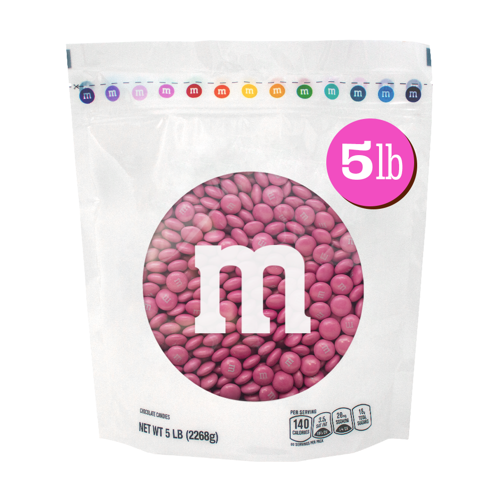 dark pink M&M'S bulk candy