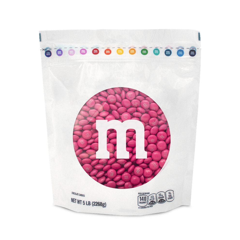 dark pink M&M'S bulk candy 0