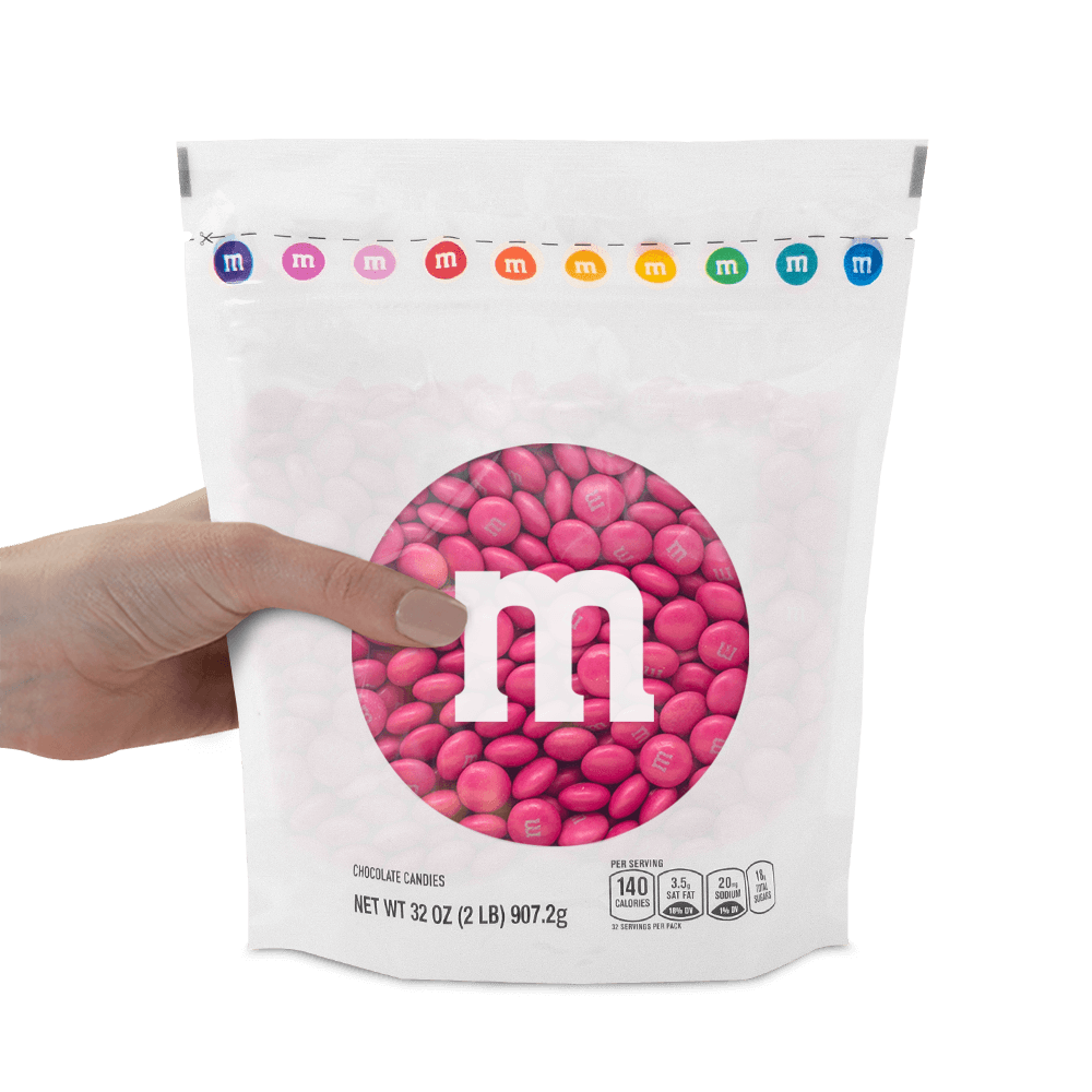dark pink M&M'S bulk candy 1
