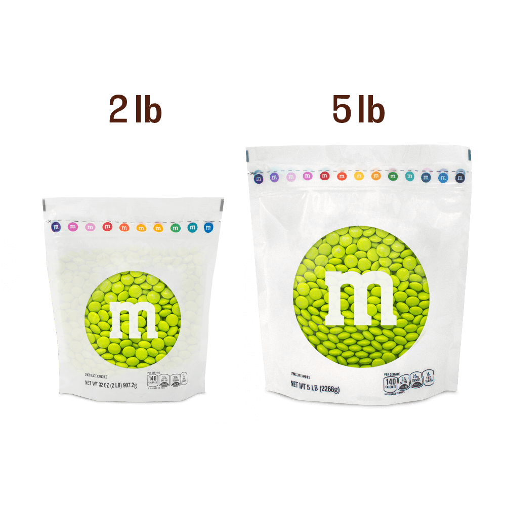 lime green M&M'S bulk candy 2