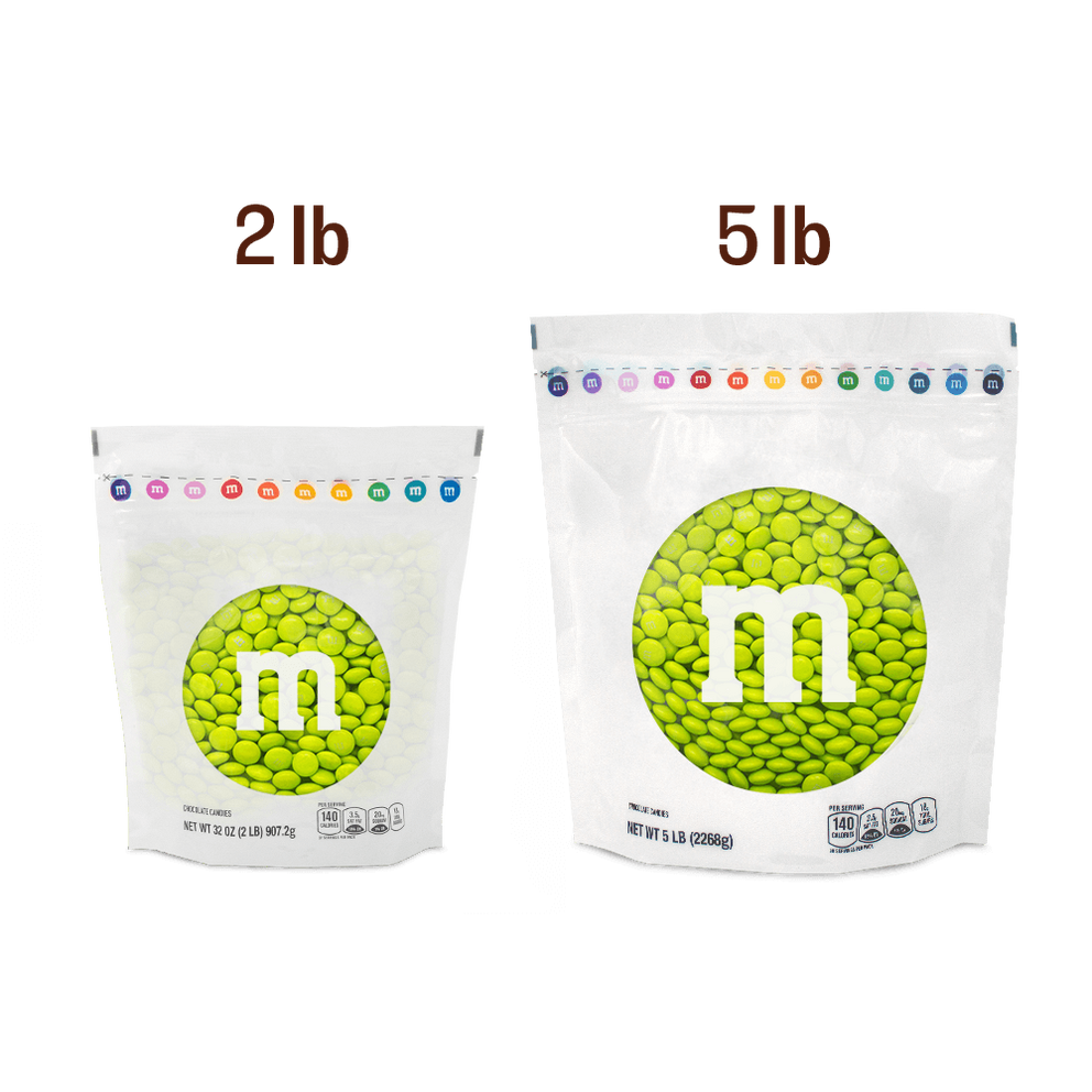 lime green M&M'S bulk candy 2