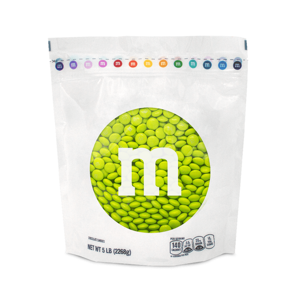 lime green M&M'S bulk candy 0