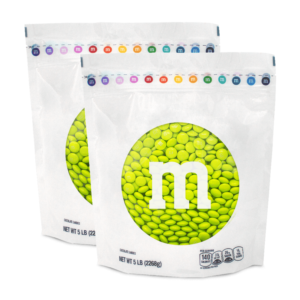 lime green M&M'S bulk candy 0