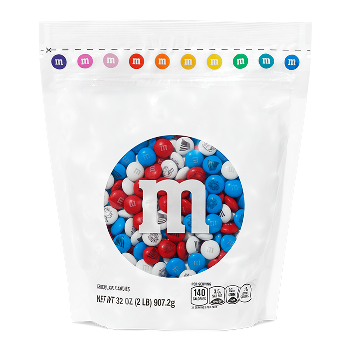 M&Ms Milk Chocolate Birthday Candy - 2Lb Of Bulk Candy With