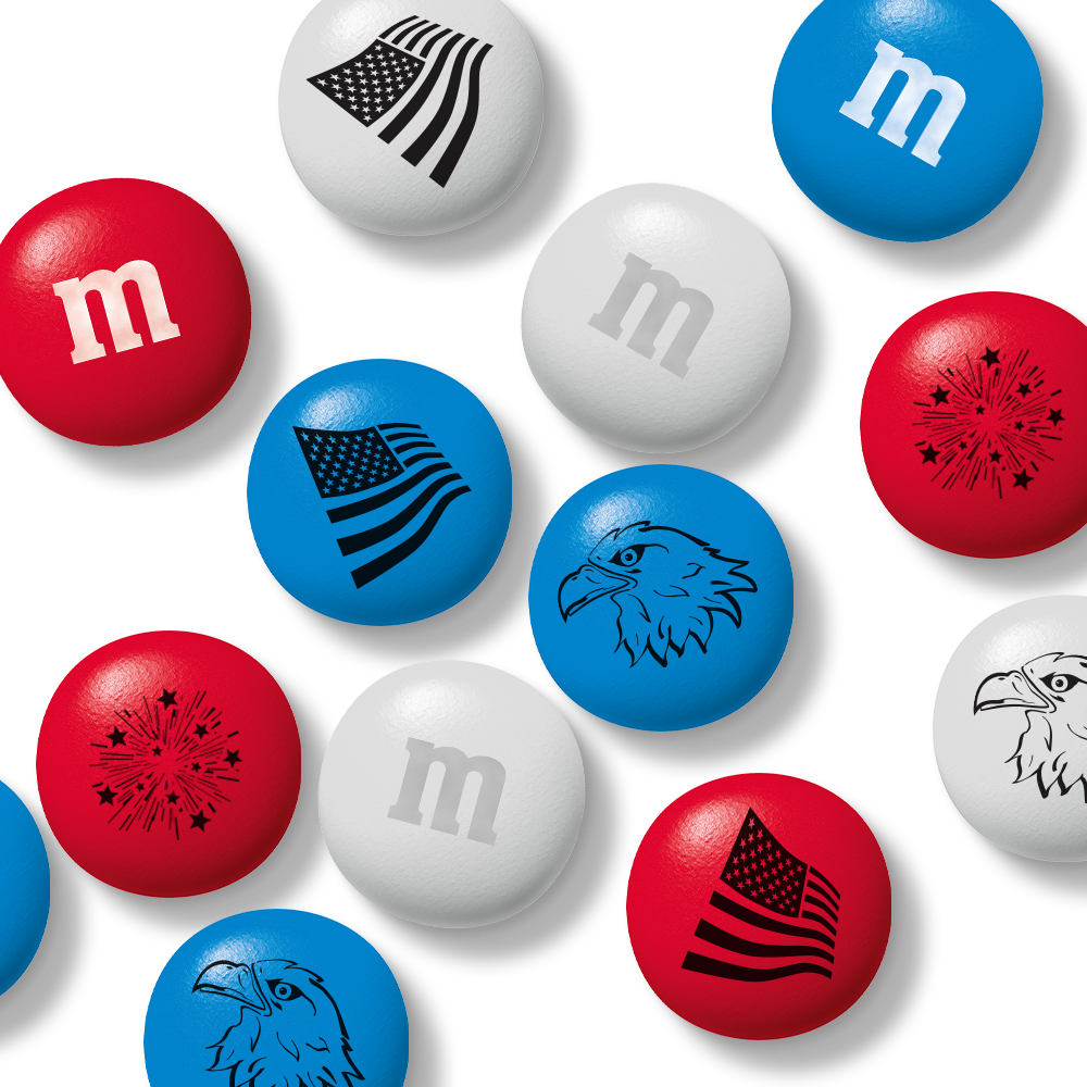 red, white, and blue bulk candy 1