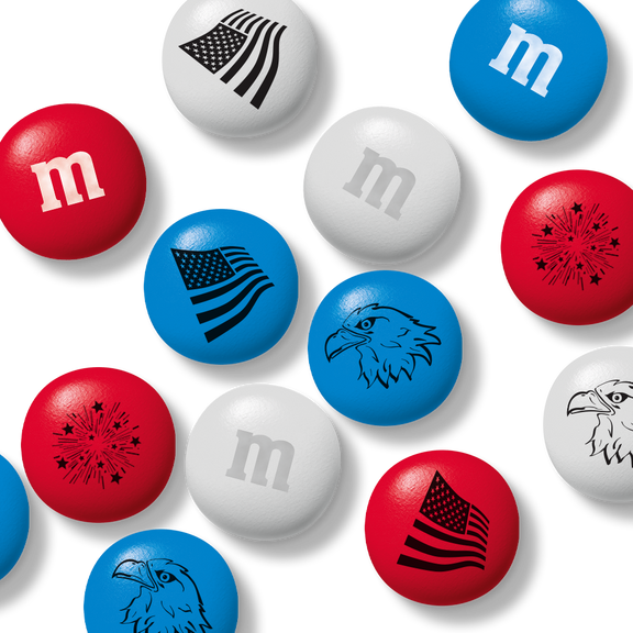 red, white, and blue bulk candy 1