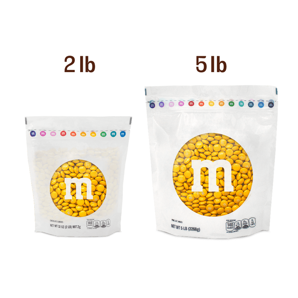 dark yellow M&M'S bulk candy 2