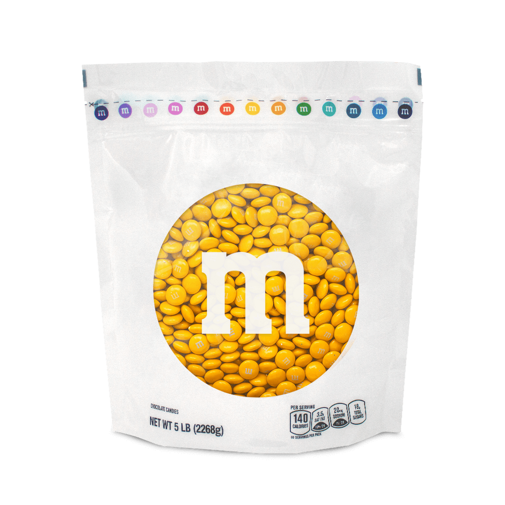 dark yellow M&M'S bulk candy 0