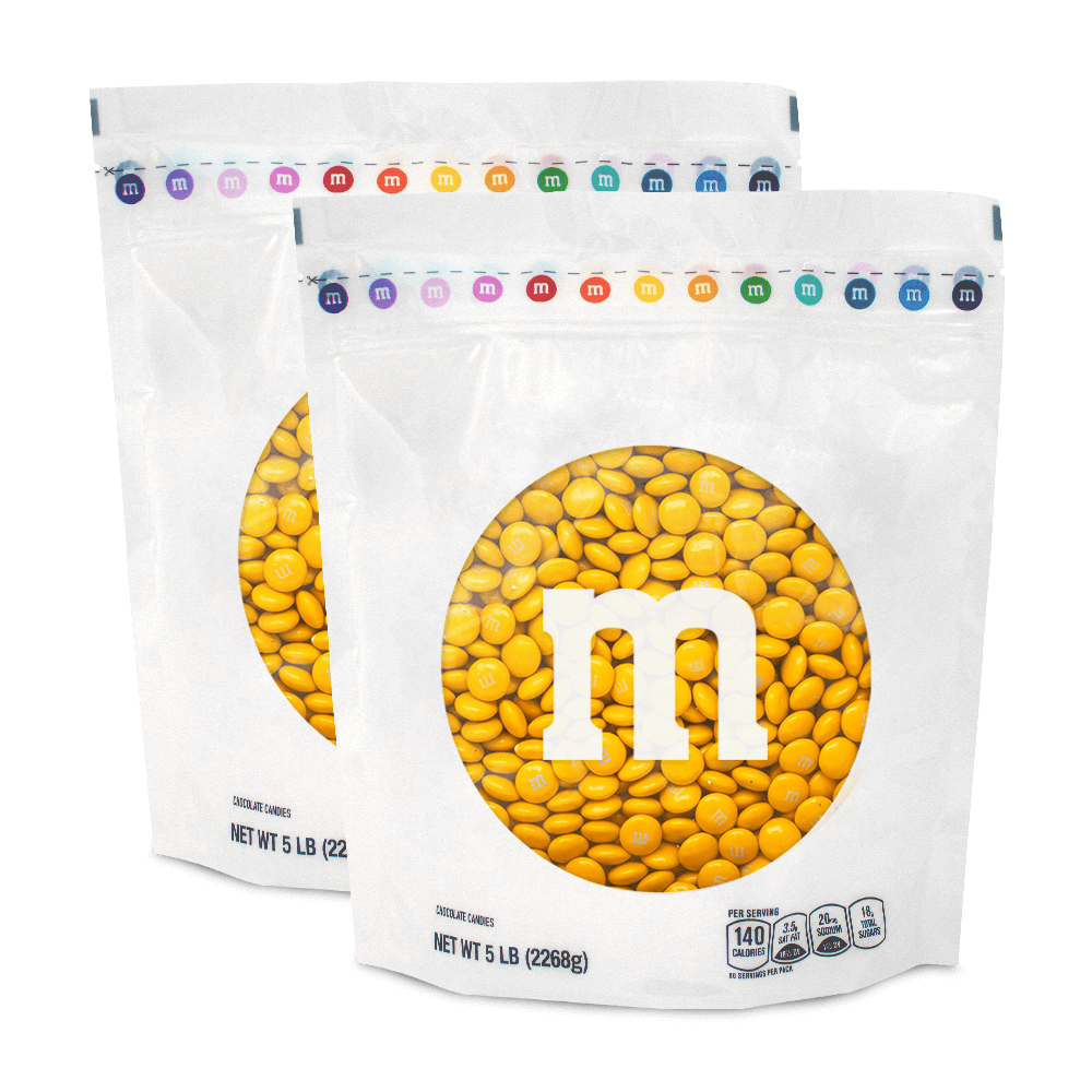 dark yellow M&M'S bulk candy 0