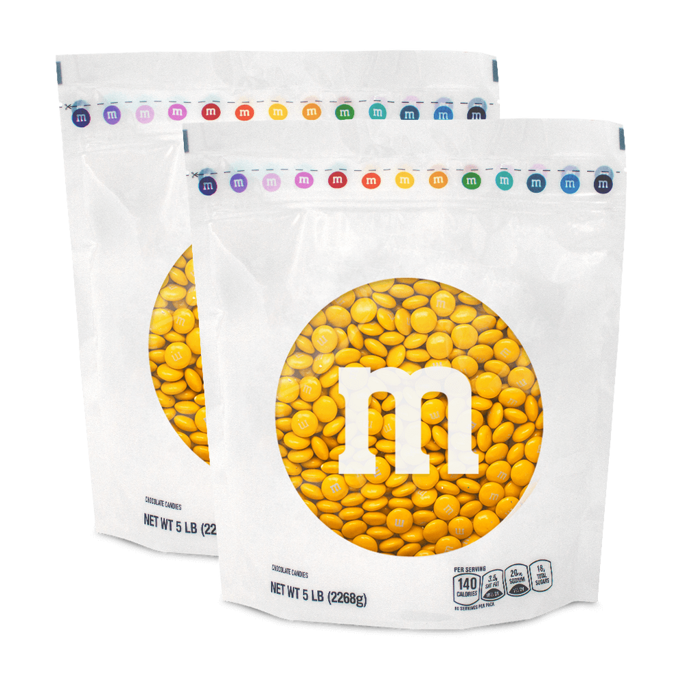dark yellow M&M'S bulk candy 0