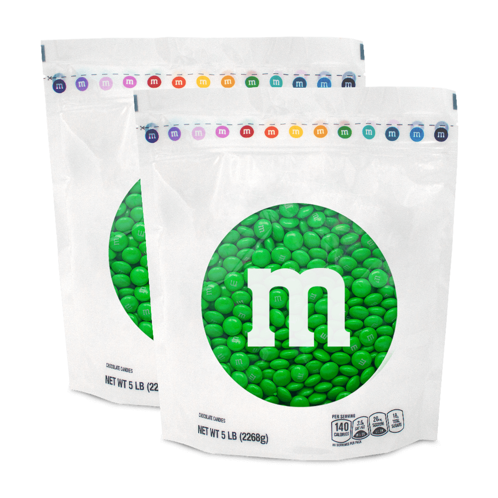 green M&M'S bulk candy 0