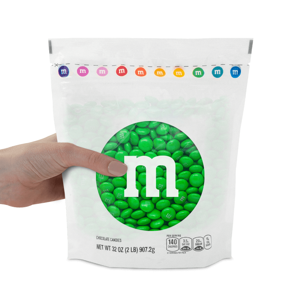 green M&M'S bulk candy 1