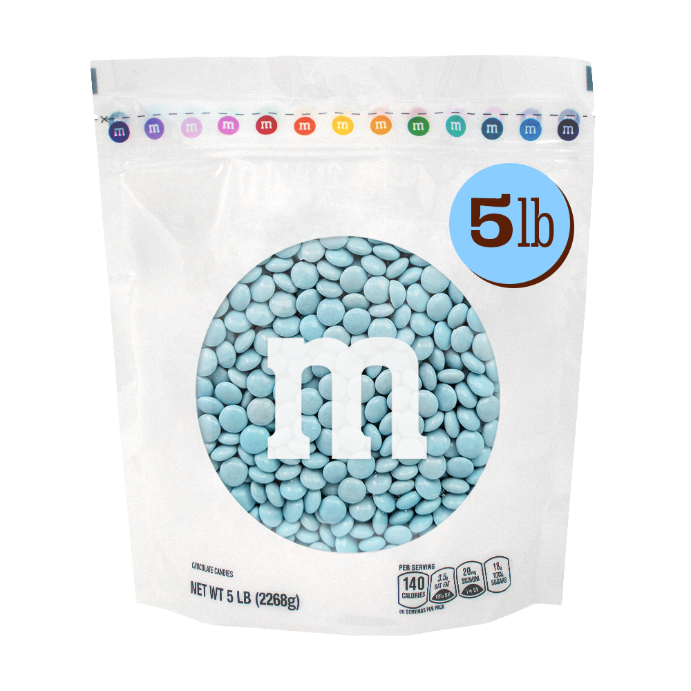 light blue M&M'S bulk candy-image-701130-60522