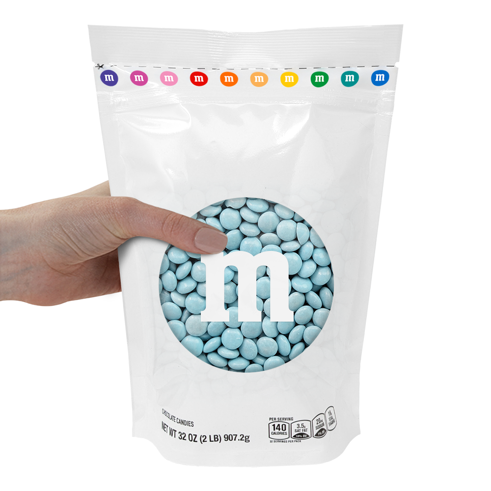 light blue M&M'S bulk candy 1