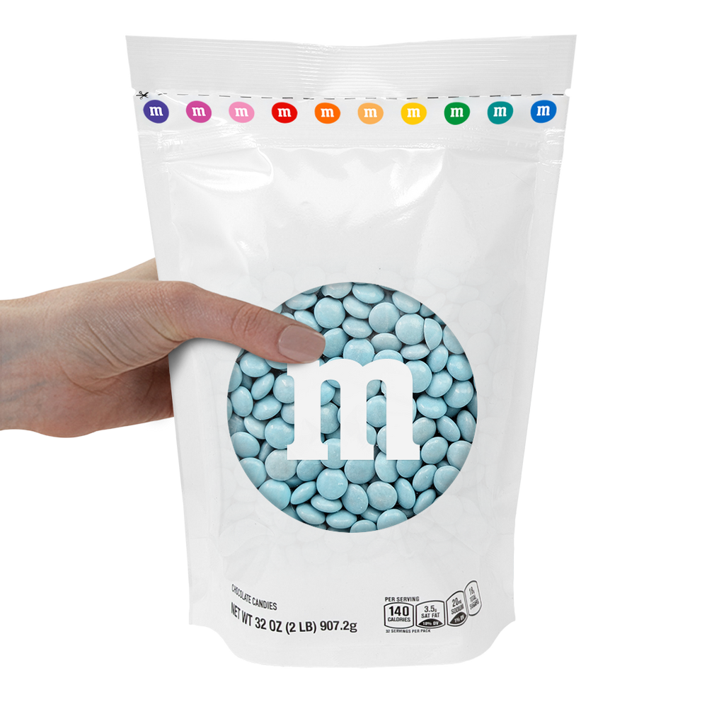 light blue M&M'S bulk candy 1