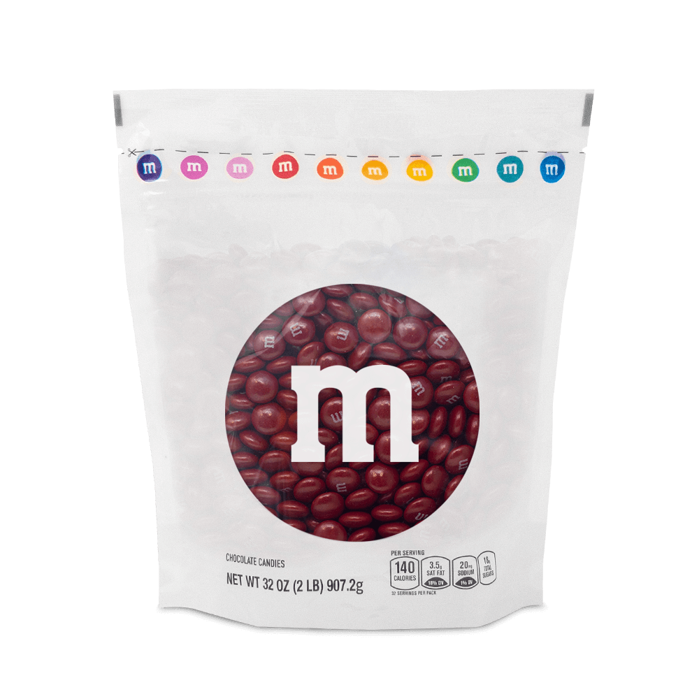 Maroon M&M’S Bulk Candy