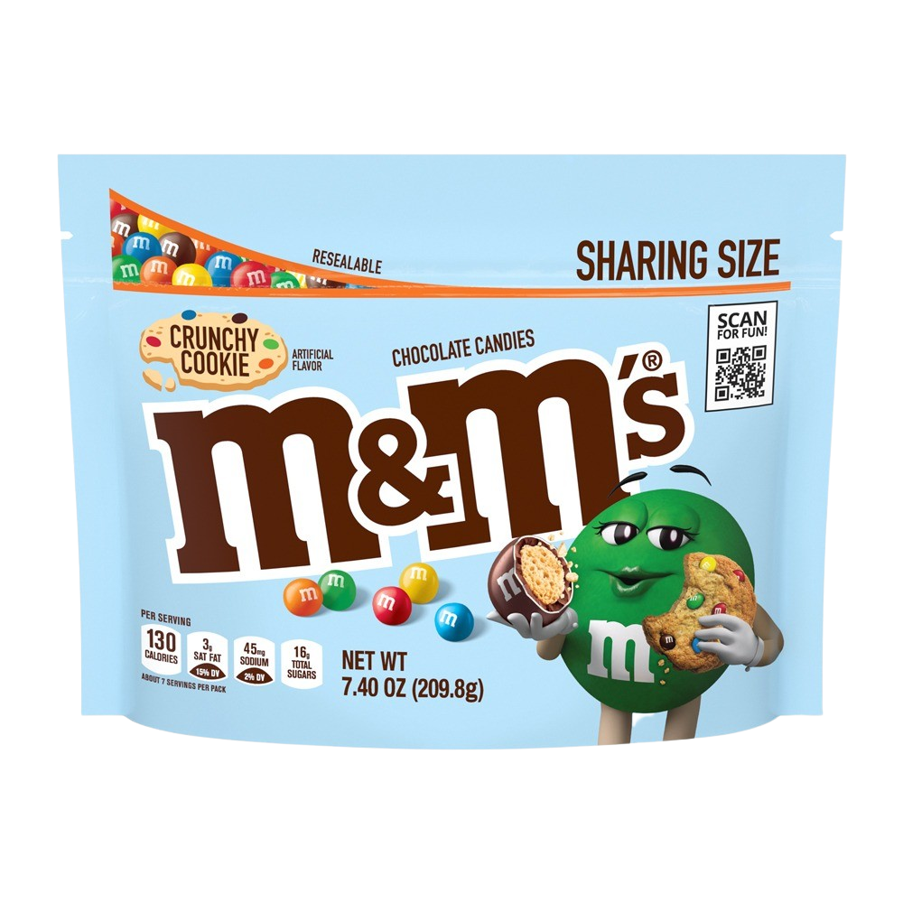 M&M's Candy Fun Size Packs - Crispy: 15-Piece Bag