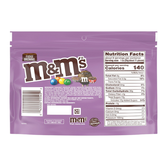 18 M&M Nutrition Facts: What's In Your Favorite Candy 