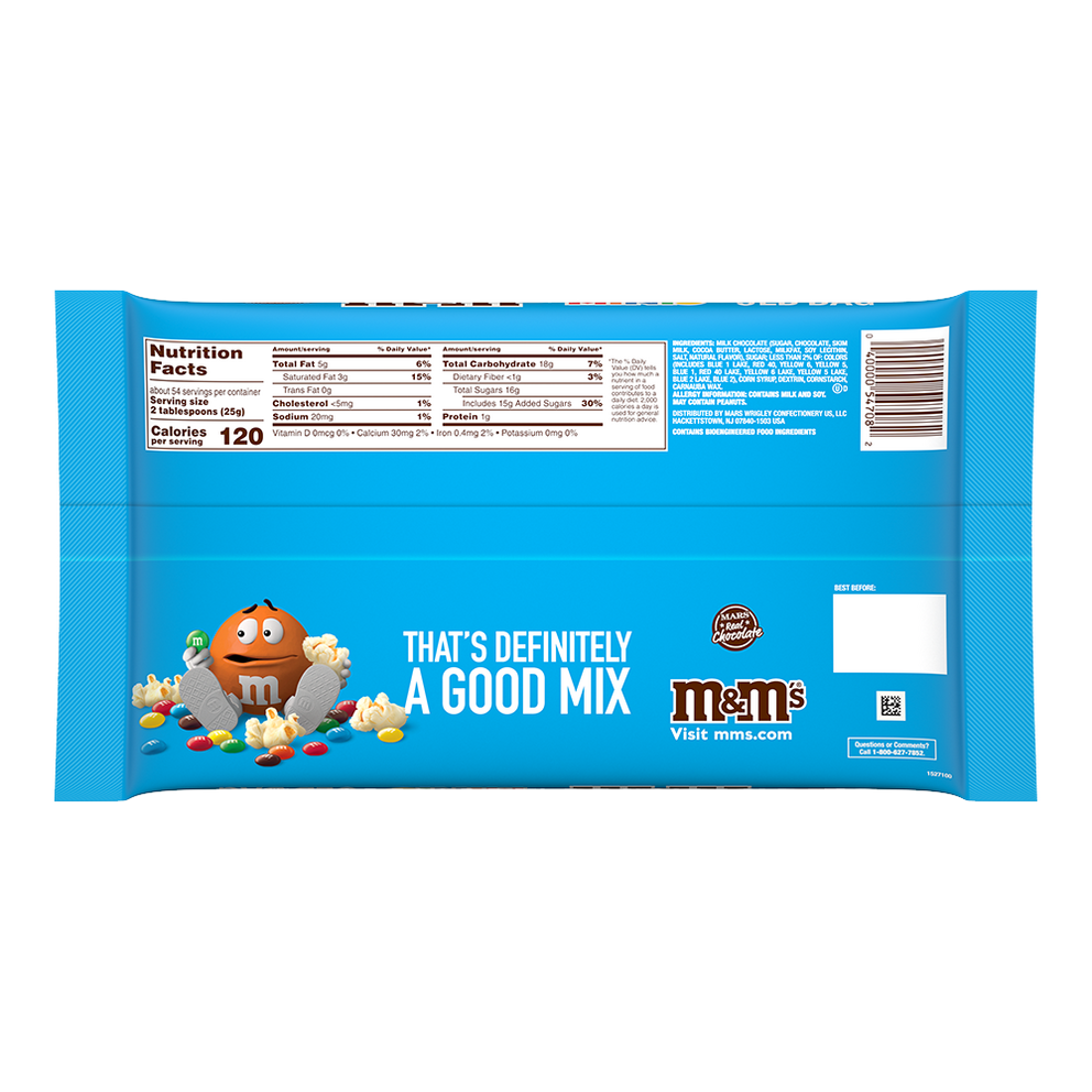 M&M'S Milk Chocolate MINIS Candy 3-lb. Bulk Candy Bag