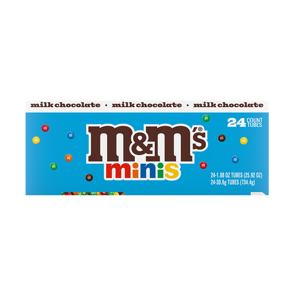 Milk Chocolate M&M'S Minis Candy Tubes, 24 ct box (package may vary) 2