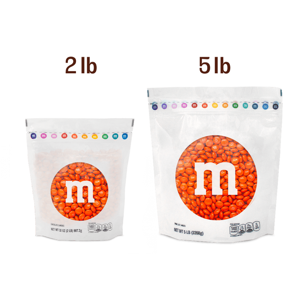 orange M&M'S bulk candy 2