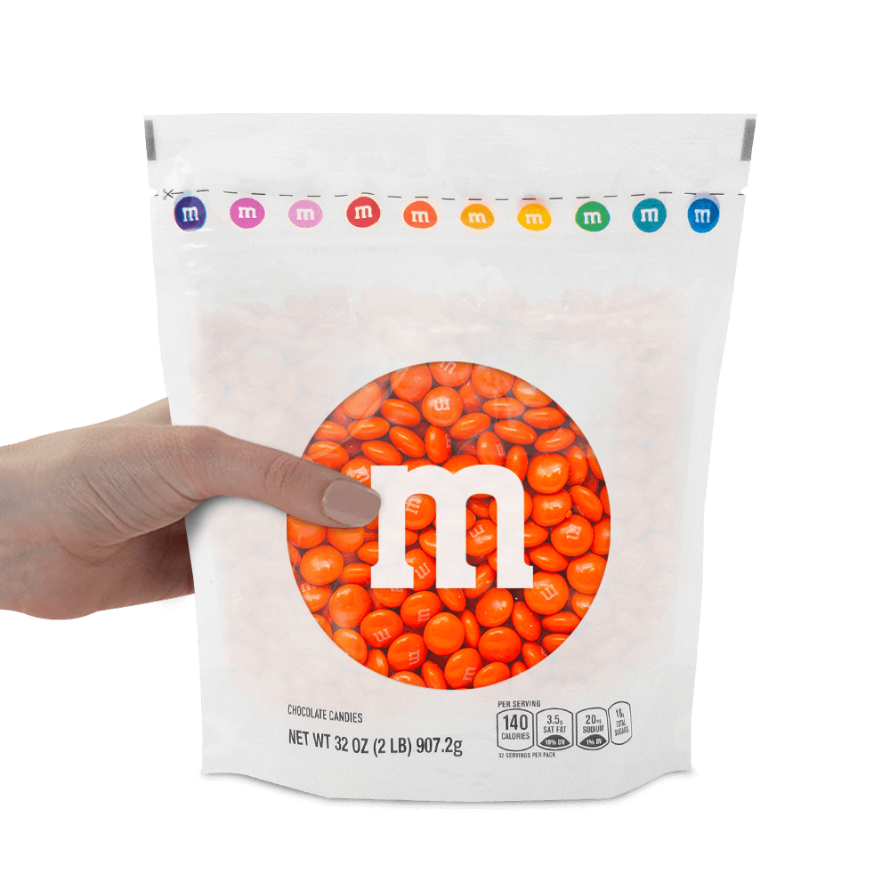 orange M&M'S bulk candy 1