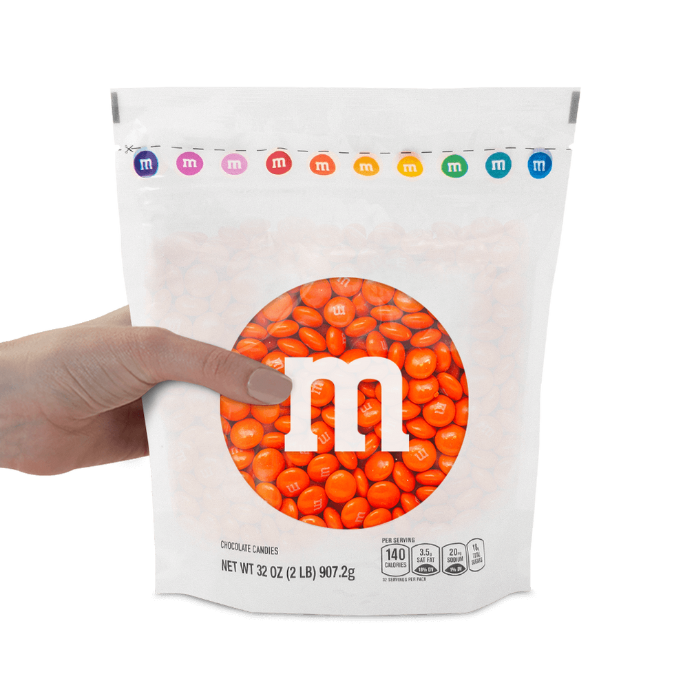 orange M&M'S bulk candy 1