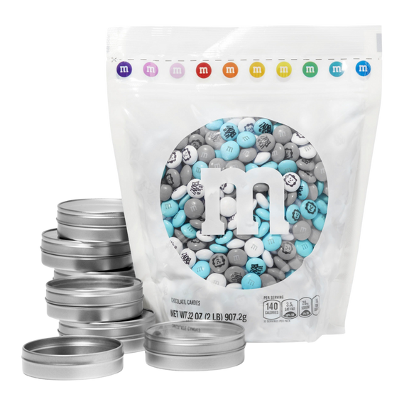 DIY silver party favor kit 0