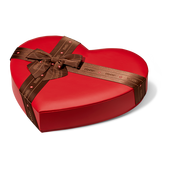 Heart Candy Gift Box with Bow 2
