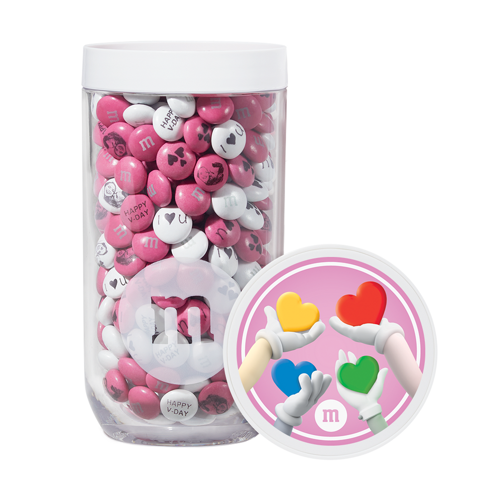 M&M'S hearts gift jar 0