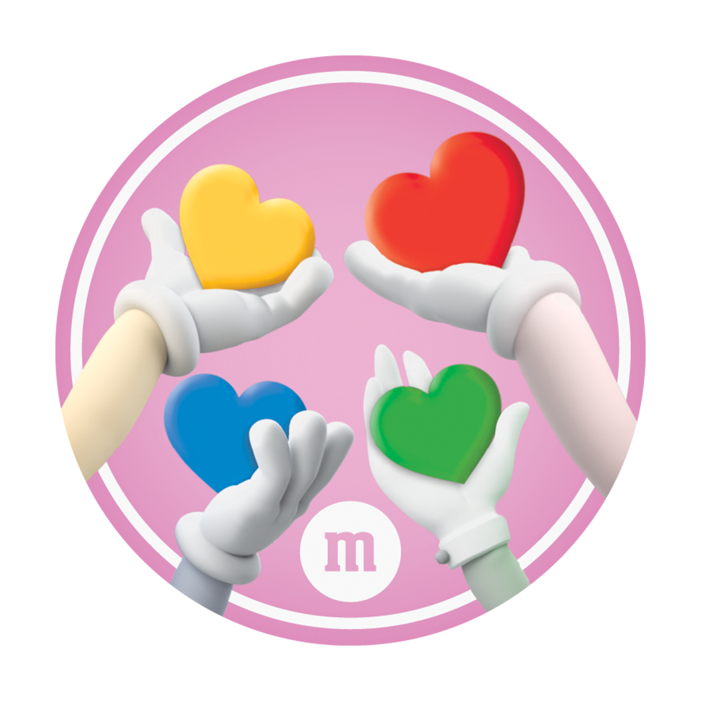 M&M'S hearts gift jar 1