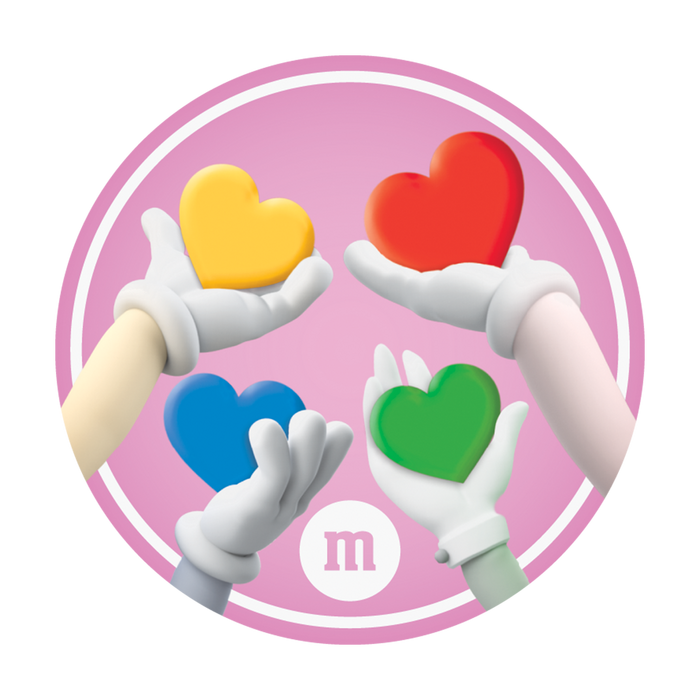M&M'S hearts gift jar 1