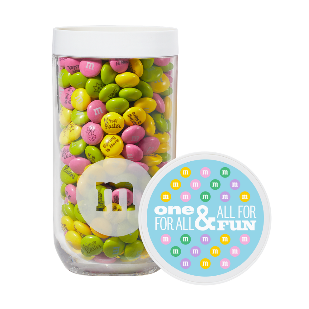 M&Ms® Plain in Lg Glass Jar