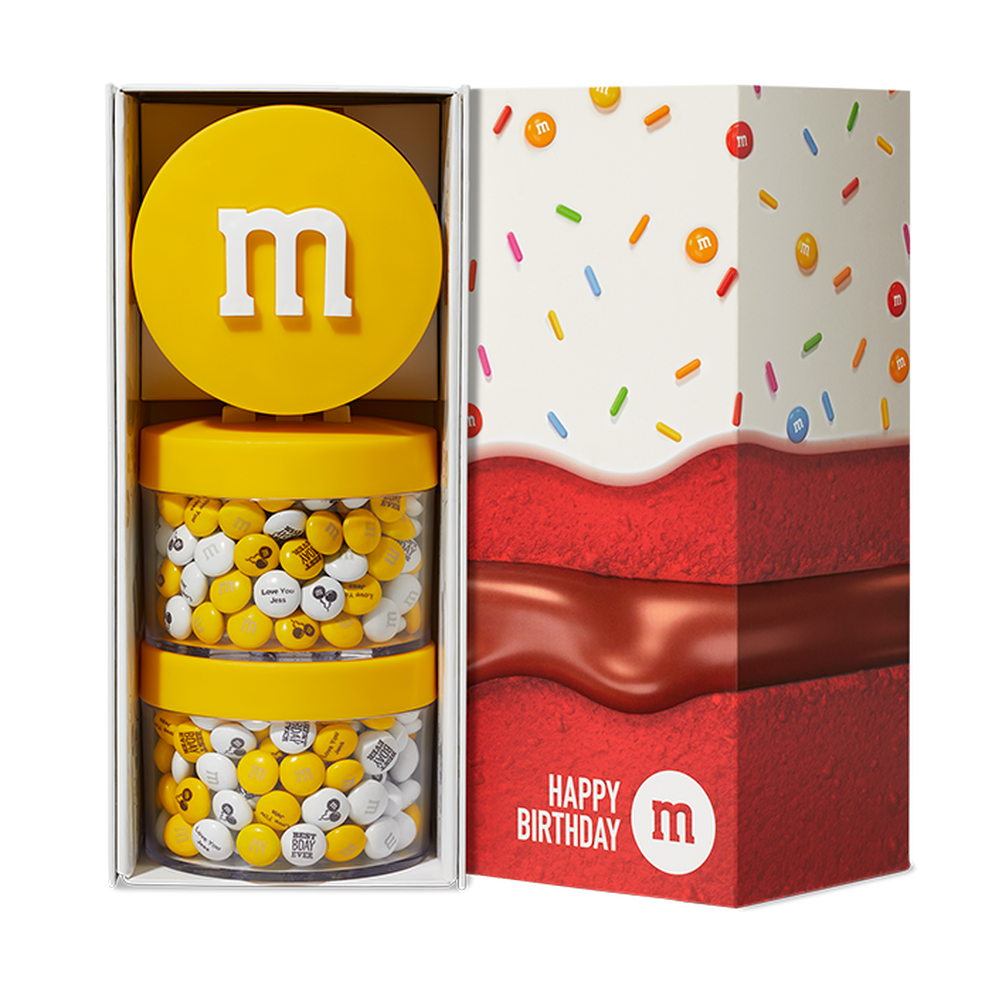 Stack M Birthday Gift Box