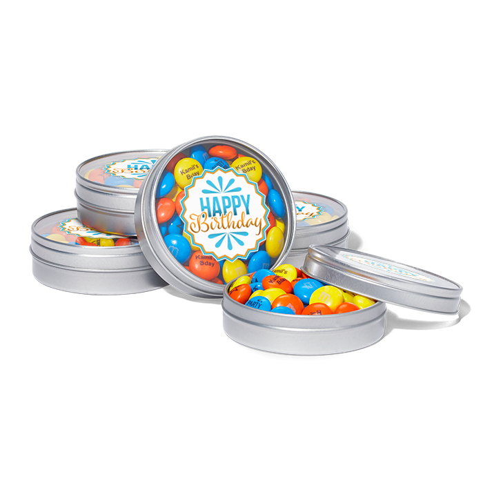 Birthday Party Favor Tins