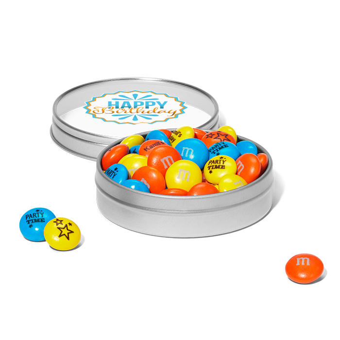 birthday party favor tins 1