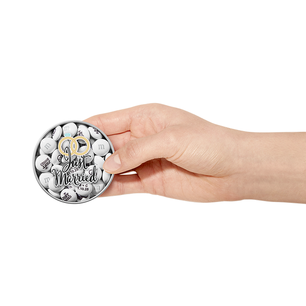 just married wedding favor tins 2