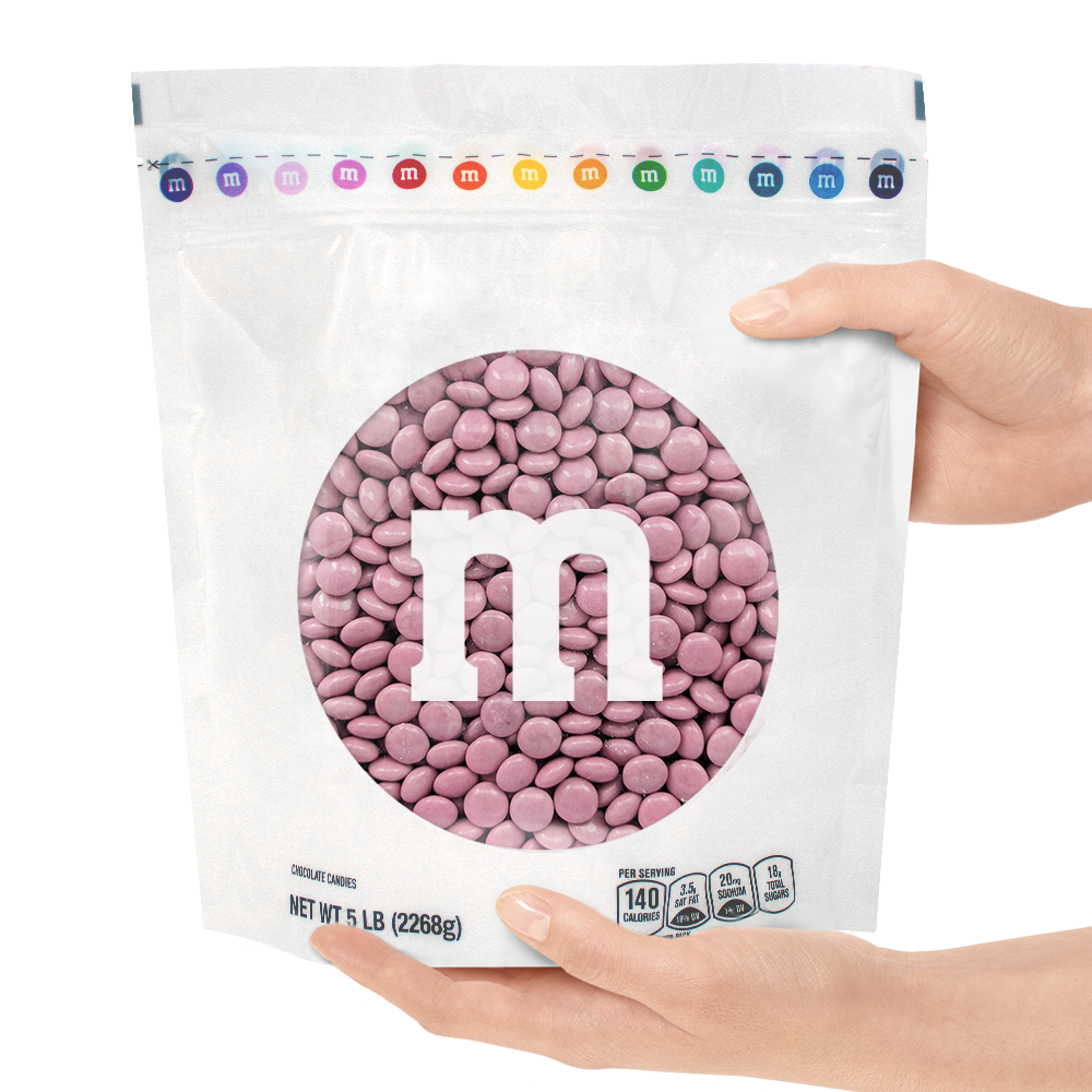 pink M&M'S bulk candy 1