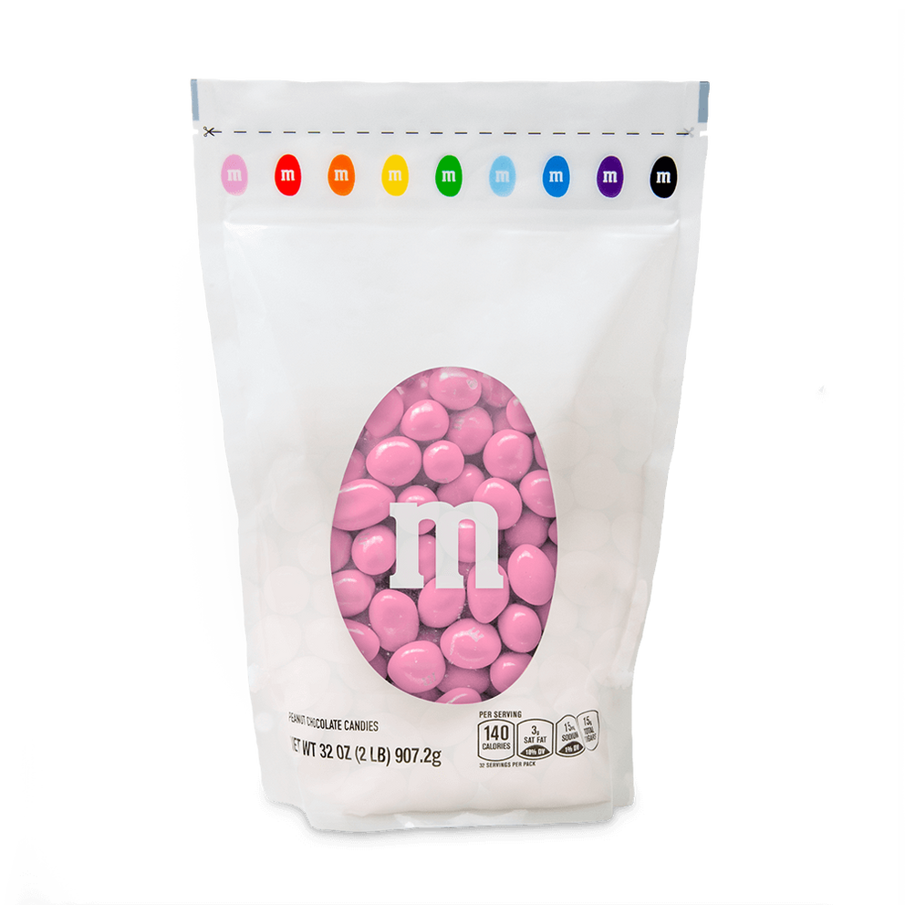 Dark Pink Milk Chocolate M&M's Candy (5 Pound Bag)