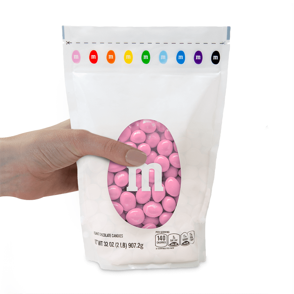 peanut M&M'S pink candy 1