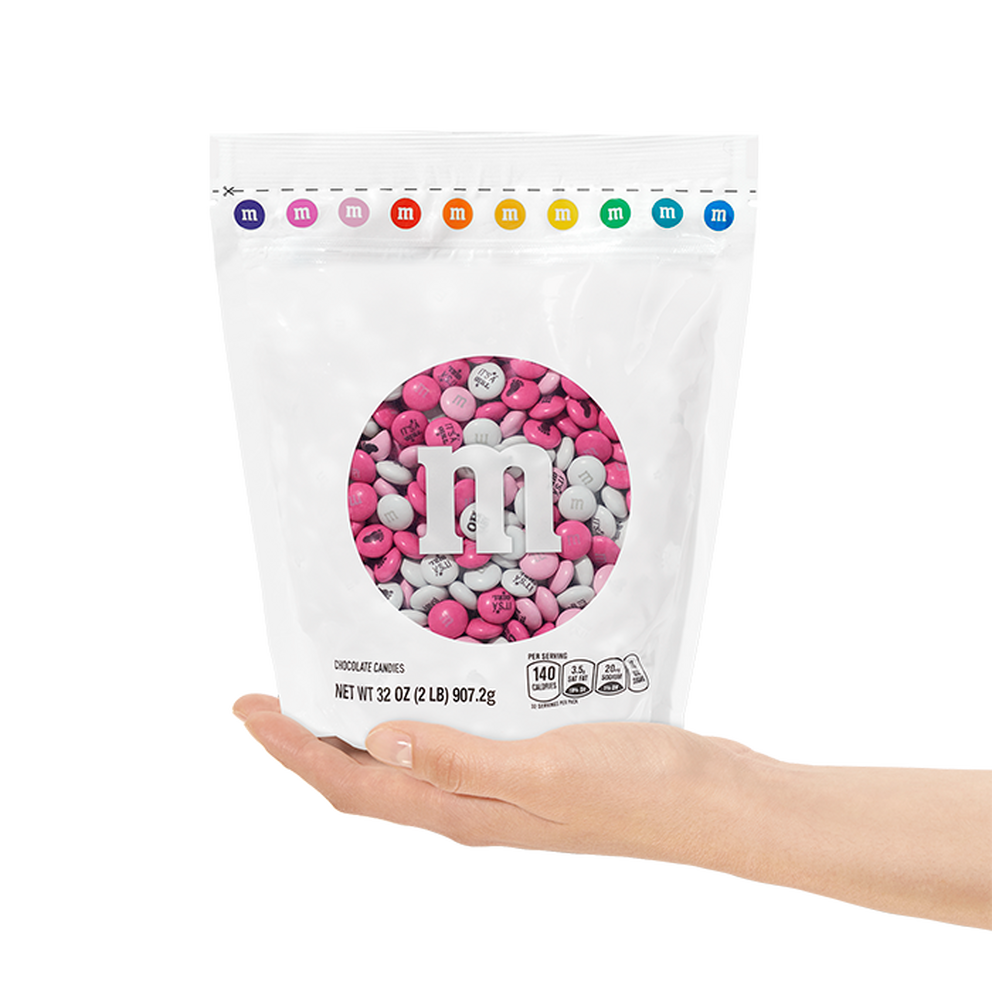 Pink Milk Chocolate M&M's Candy (5 Pound Bag)