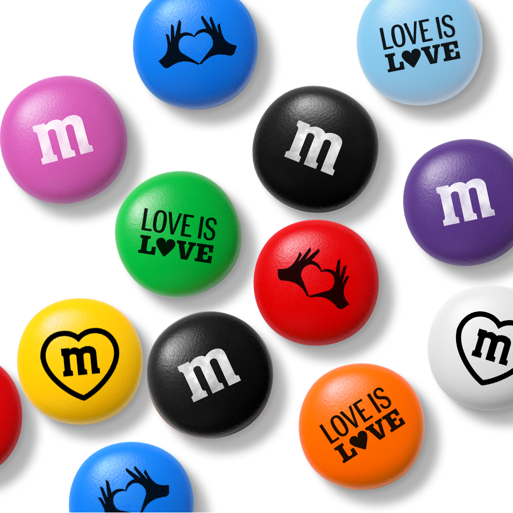 pride M&M’S bulk candy 1