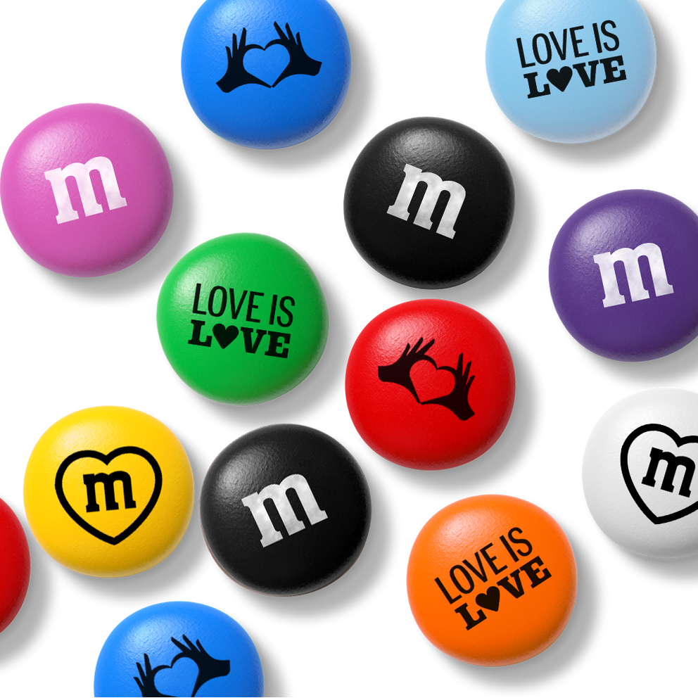 pride M&M’S bulk candy 1