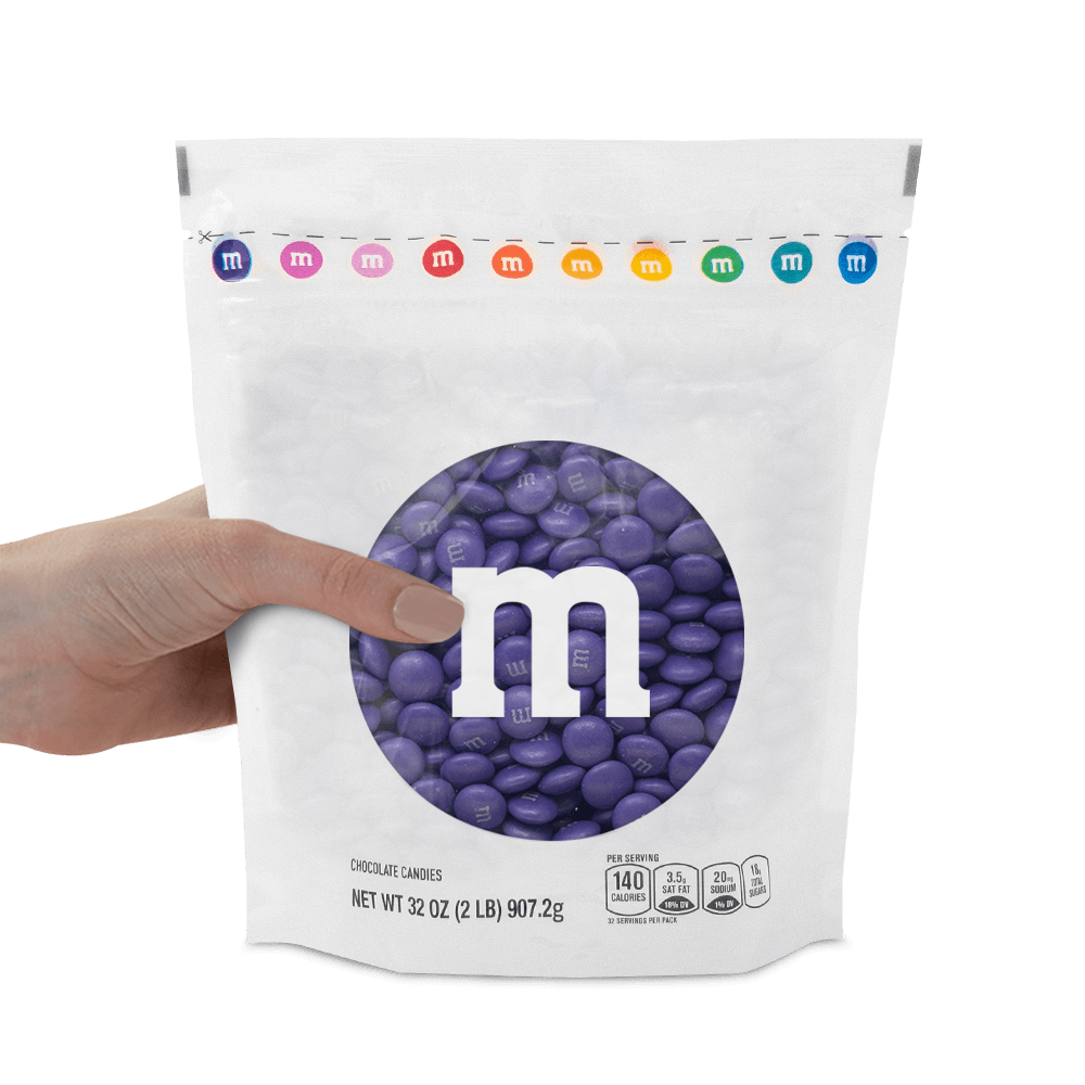 purple M&M'S bulk candy 1