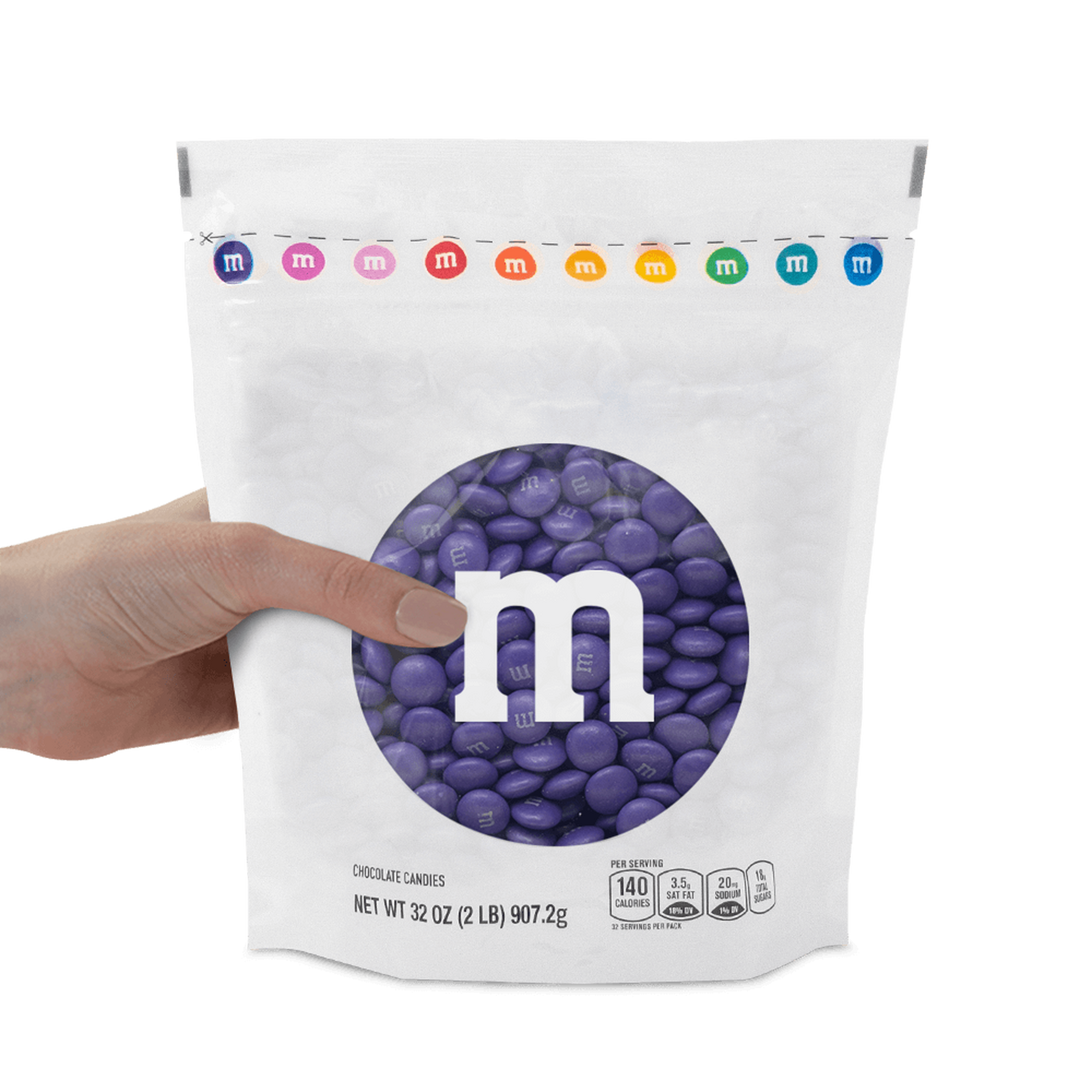 purple M&M'S bulk candy 1