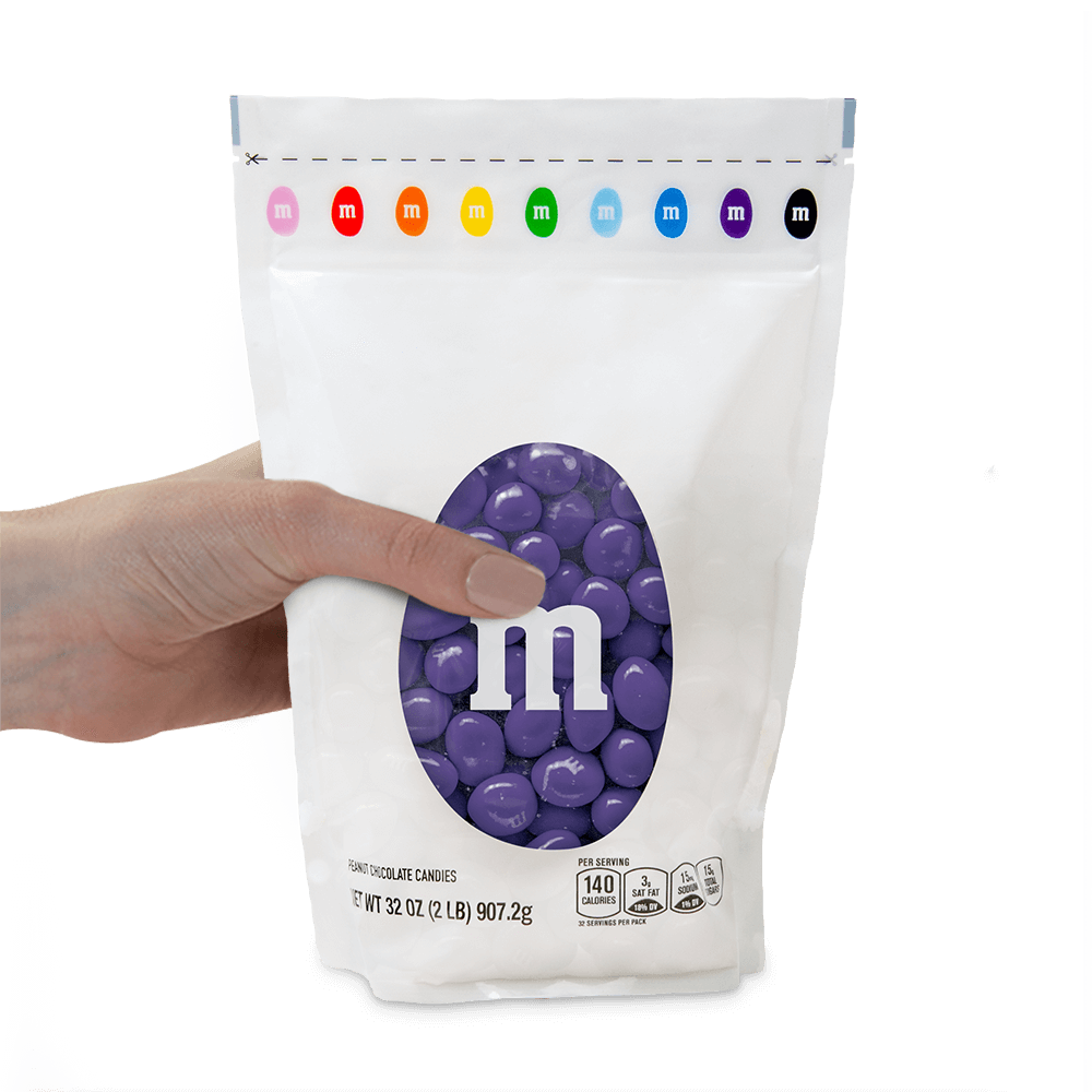 peanut M&M'S purple candy 1