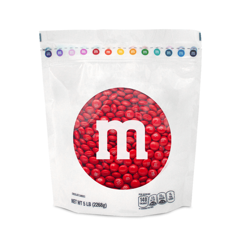 red M&M'S bulk candy 0
