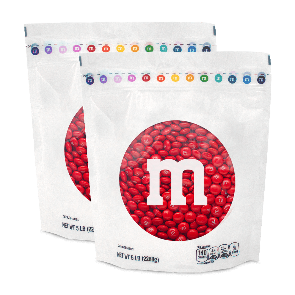 red M&M'S bulk candy 0