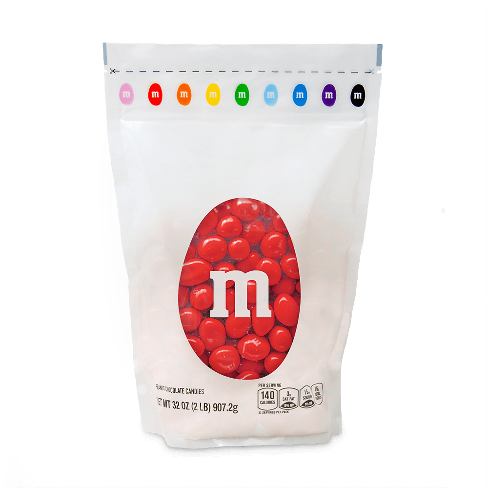 M&M Christmas Peanut Butter M&M's candies 10 oz. Bag - All City Candy