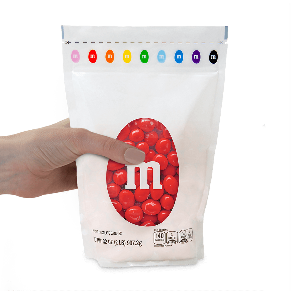 peanut M&M'S red candy 1